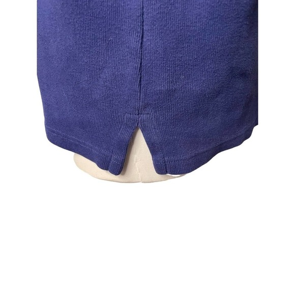 Ralph Lauren Polo Men’s Quarter Zip 100% Cotton Pullover Sweater Purple Large - Picture 5 of 8